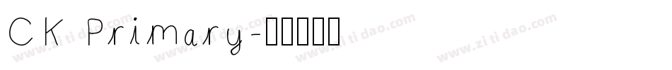 CK Primary字体转换
